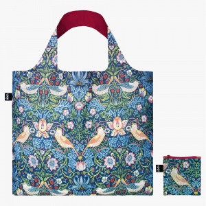 Nákupná taška LOQI, Morris - The Strawberry Thief Decorative Fabric Recycled 2