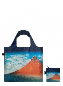 Nákupná taška LOQI Museum, Hokusai - Red Fuji, Mountains in Clear Weather 2