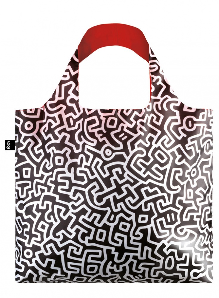Nákupná taška LOQI Museum, Haring - Untitled