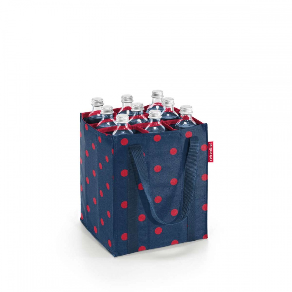 Taška na fľaše Reisenthel Mixed Dots Red