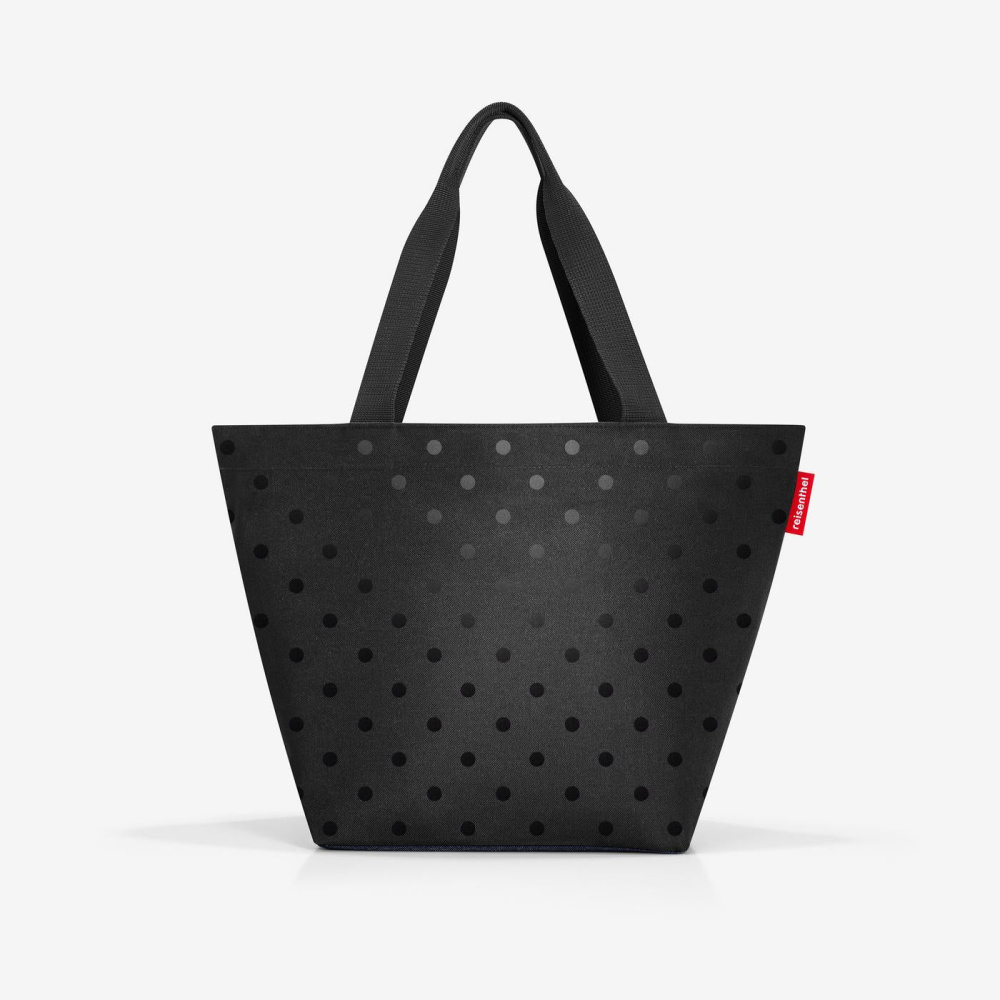 Taška Reisenthel Shopper M Glossy Dots Black