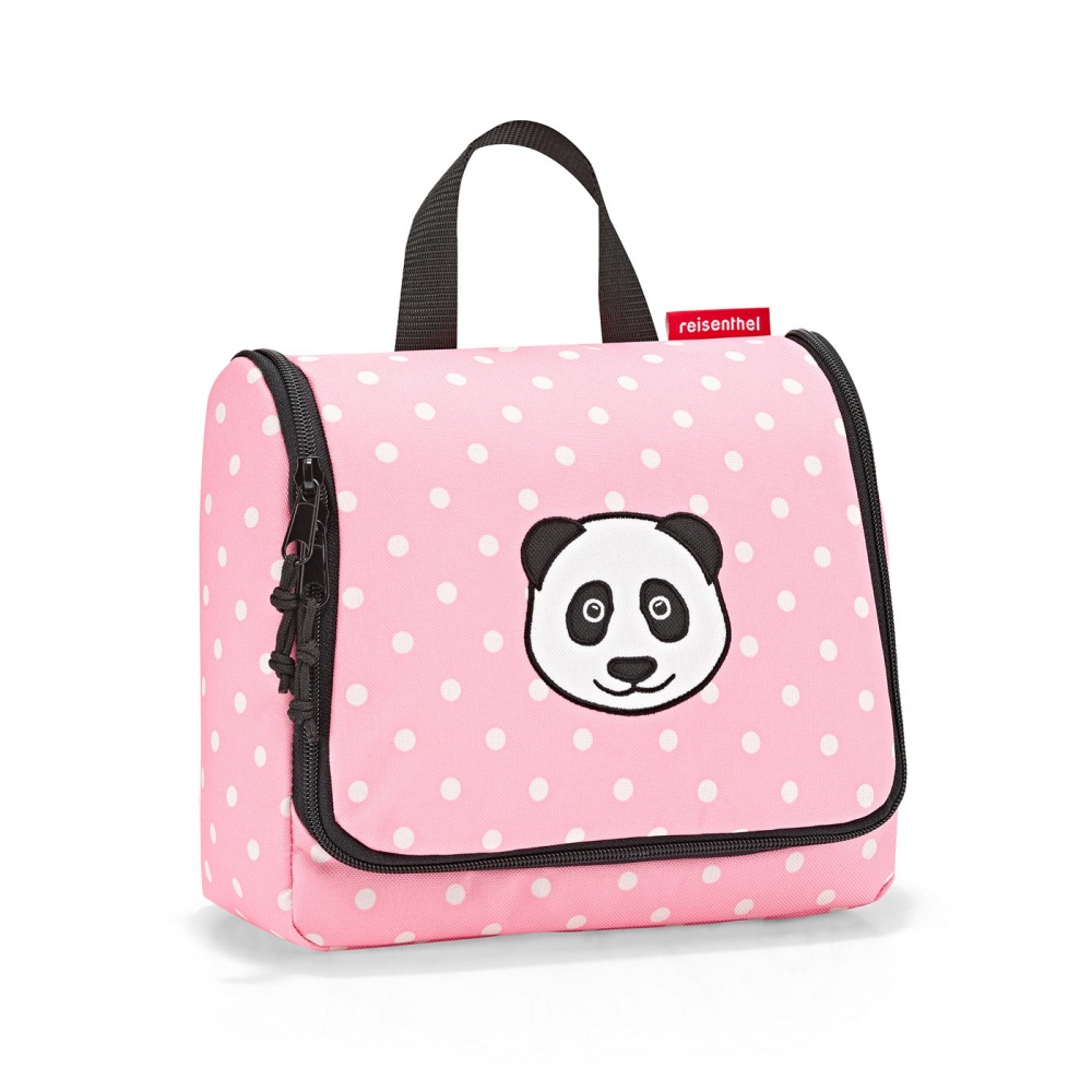 Kozmetická taška Reisenthel Kids Panda Dots Pink