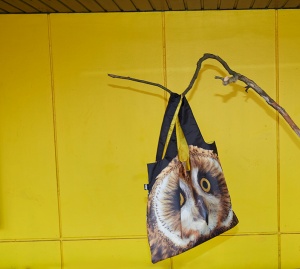 Nákupná taška LOQI National Geographic Short-eared Owl 5
