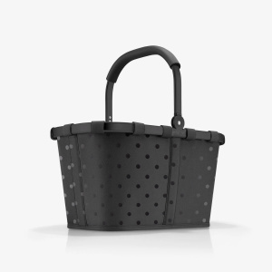 Nákupný košík Reisenthel frame Glossy Dots Black