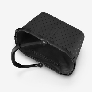Nákupný košík Reisenthel frame Glossy Dots Black 3