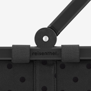 Nákupný košík Reisenthel frame Glossy Dots Black 5