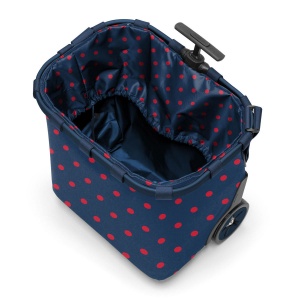 Nákupná taška na kolieskach Reisenthel Carrycruiser Mixed Dots Red 3