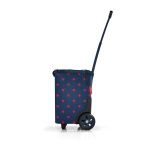 Nákupná taška na kolieskach Reisenthel Carrycruiser Mixed Dots Red 5