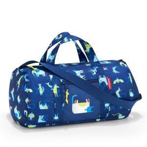 Skladacia taška Reisenthel Mini Maxi Dufflebag S Kids Abc Friends Blue