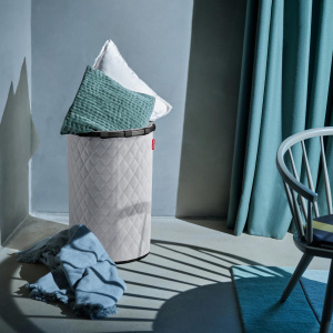 Kôš na prádlo Reisenthel Homebasket L Frame Rhombus Light Grey 2