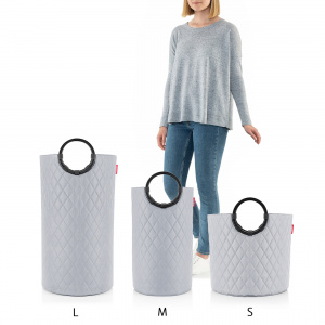 Kôš na prádlo Reisenthel Loophome M Frame Rhombus Light Grey 6
