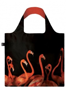 Nákupná taška LOQI National Geographic Flamingos