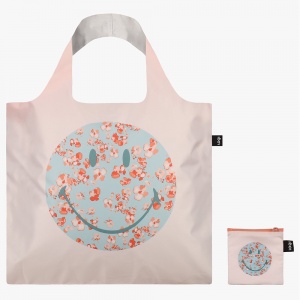 Nákupná taška LOQI Smiley Blossom Recycled 4
