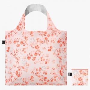 Nákupná taška LOQI Smiley Blossom Recycled 3