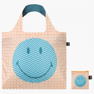 Nákupná taška LOQI Smiley Geometric Recycled 4