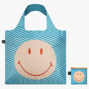 Nákupná taška LOQI Smiley Geometric Recycled 3