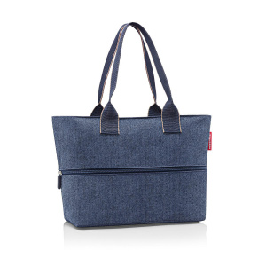 Taška Reisenthel Shopper e1 Herringbone Dark Blue