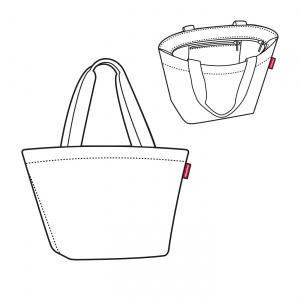 Taška Reisenthel Shopper M Twist Silver 4